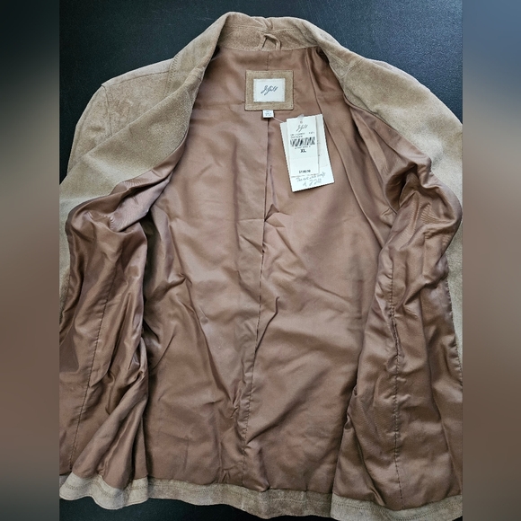 NWT - Suede J. Jill "Doe Multi" Color Blazer Jacket - Size XL - Picture 2 of 11